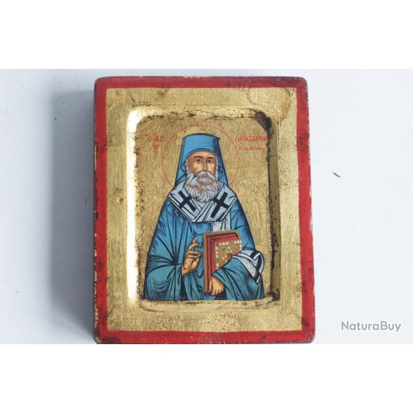 Ic�ne orthodoxe grecque Saint Nectaire