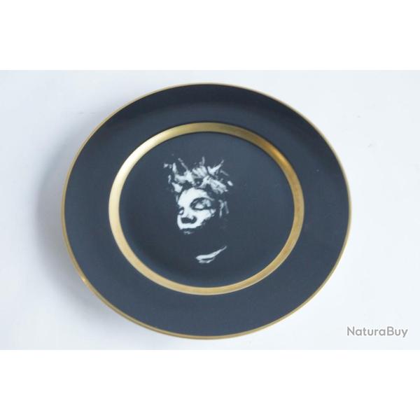 Paul BENNEY Peinture originale sur porcelaine Artes Magnus 1987