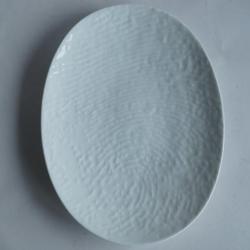 Plat porcelaine Empreinte digitale de C&Eacute;SAR tirage limit&eacute;