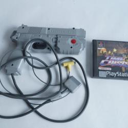 Jeu vid&eacute;o PS1 Time Crisis + pistolet G-Con Namco