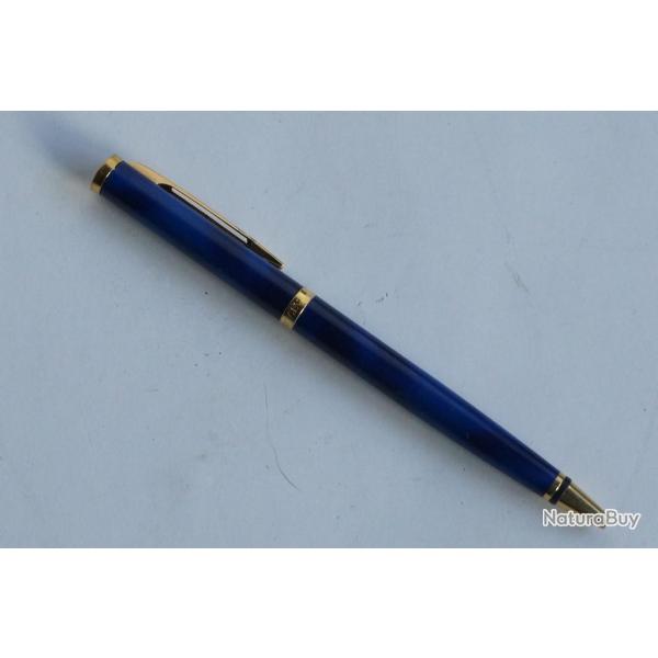 WATERMAN Stylo bille Preface laque marbr�e bleu