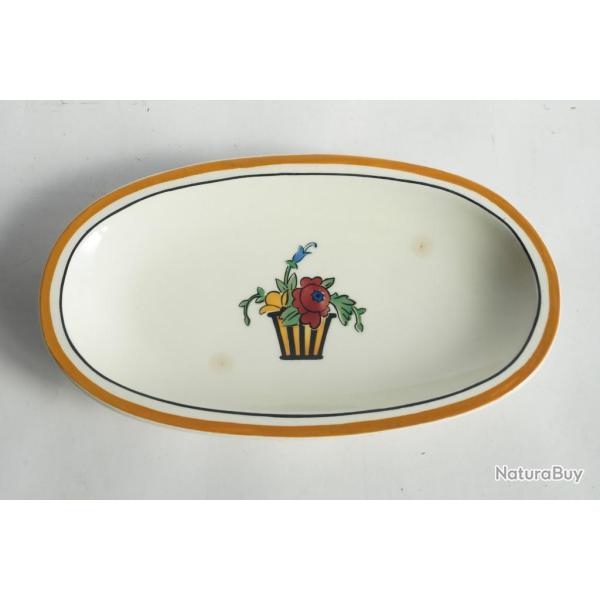 Ravier c�ramique Jean Luce Art D�co