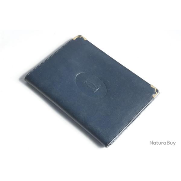 CARTIER �tui � cigarettes cuir bordeaux vintage