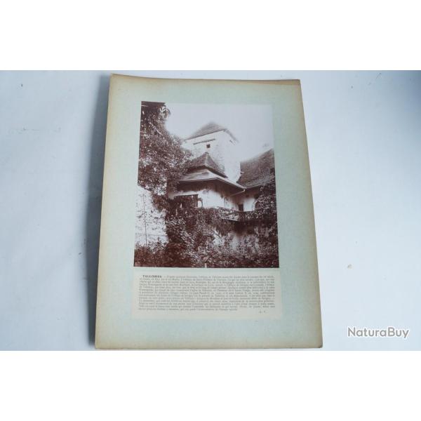 Photographie originale Abbaye de Talloires Haute-Savoie