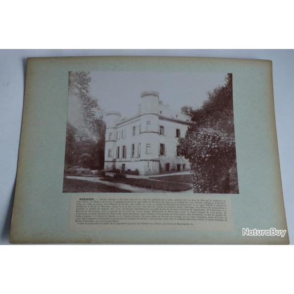 Photographie originale Ch�teau de Nernier Haute-Savoie