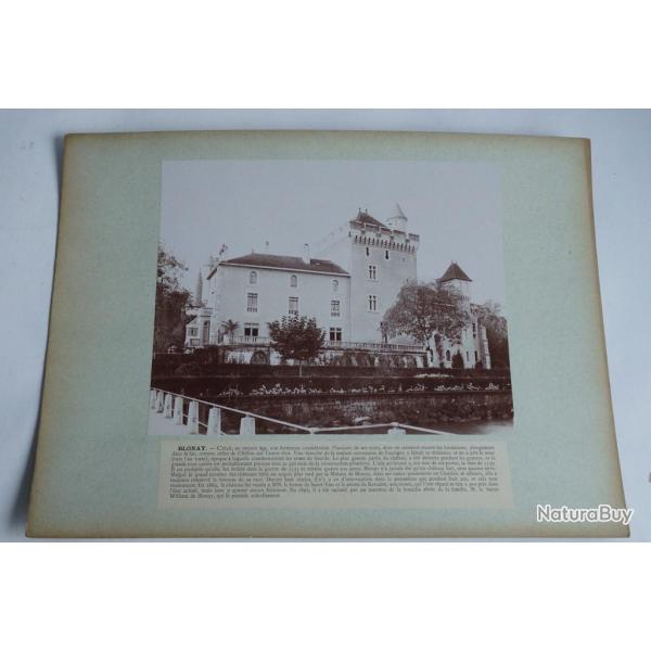 Photographie originale Ch�teau de Blonay Haute-Savoie
