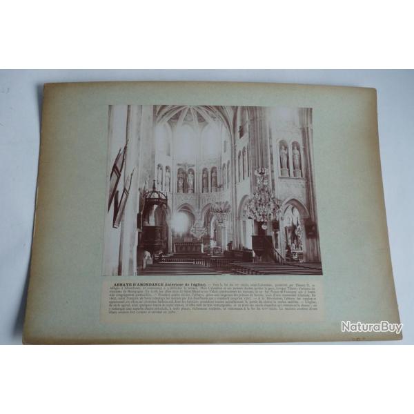 Photographie originale Abondance Abbaye Haute-Savoie