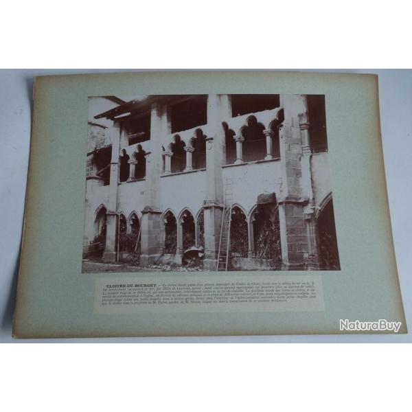 Photographie originale Clo�tre du Bourget Savoie