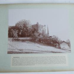 Photographie originale Ch&acirc;teau de Bourdeau Savoie