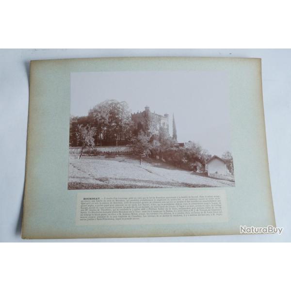 Photographie originale Ch�teau de Bourdeau Savoie