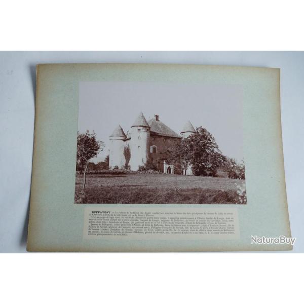 Photographie originale Ch�teau de Buffavent Lully Haute-Savoie