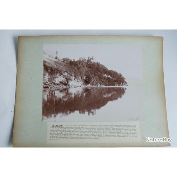 Photographie originale Ch�teau de Ch�tillon Savoie