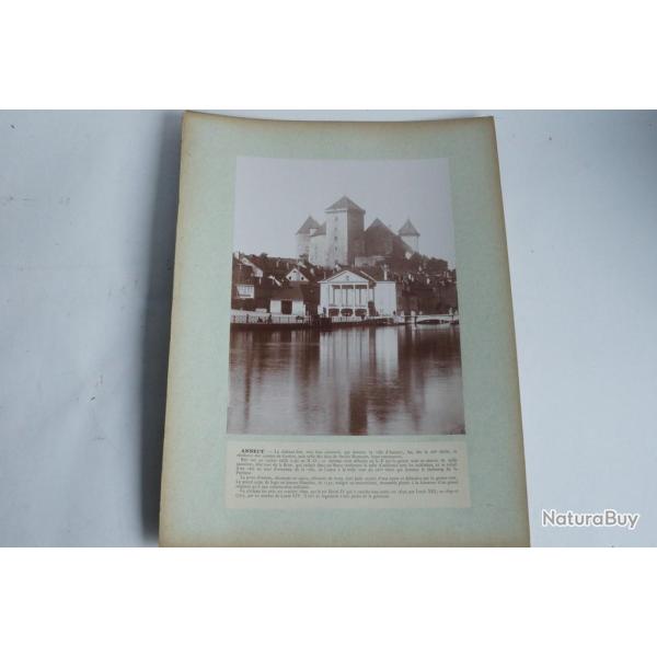 Photographie originale Ch�teau fort d'Annecy Haute-Savoie