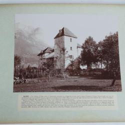 Photographie originale Ch&acirc;teau d'Alex Annecy Th&ocirc;nes Haute-Savoie
