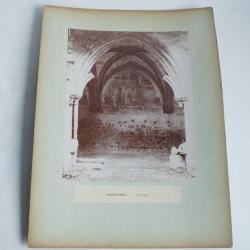 Photographie originale Abondance fresque Abbaye Haute-Savoie