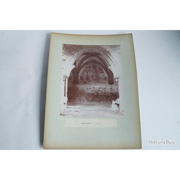 Photographie originale Abondance fresque Abbaye Haute-Savoie