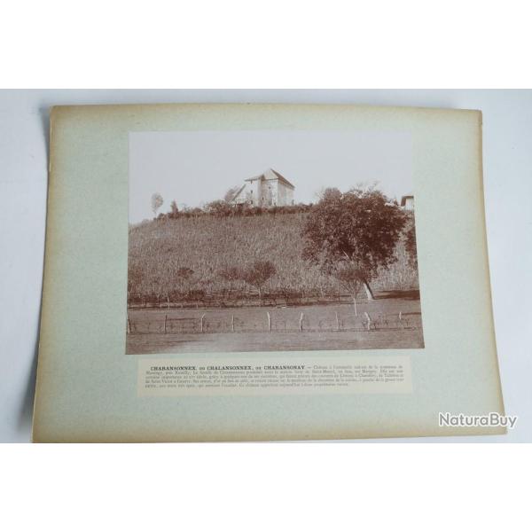 Photographie originale Ch�teau de Charansonnex Massingy Haute-Savoie