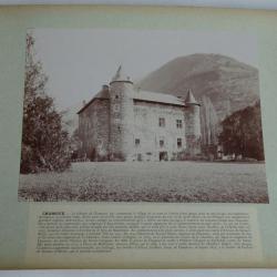 Photographie originale Ch&acirc;teau de Chamoux Is&egrave;re