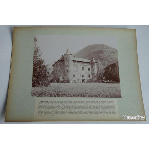 Photographie originale Ch�teau de Chamoux Is�re