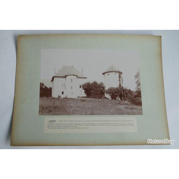 Photographie originale Maison forte de Candie Chamb�ry Savoie