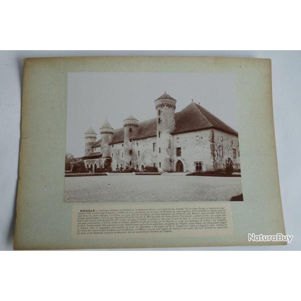 Photographie originale Ch�teau de Ripaille Haute-Savoie