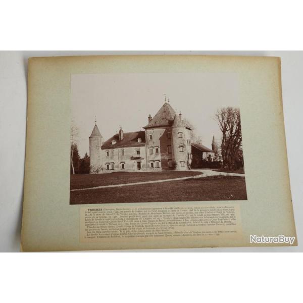 Photographie originale Ch�teau de Troches Douvaine Haute-Savoie