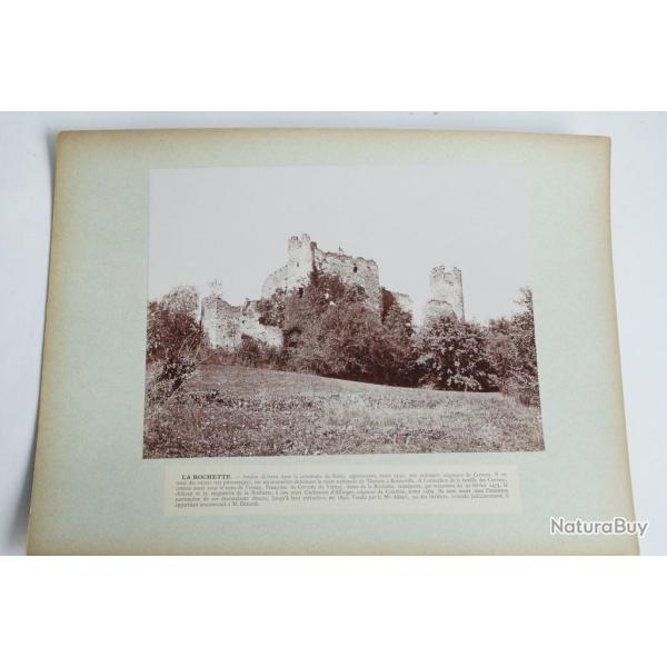 Photographie originale Ch�teau de La Rochette Fessy Haute-Savoie