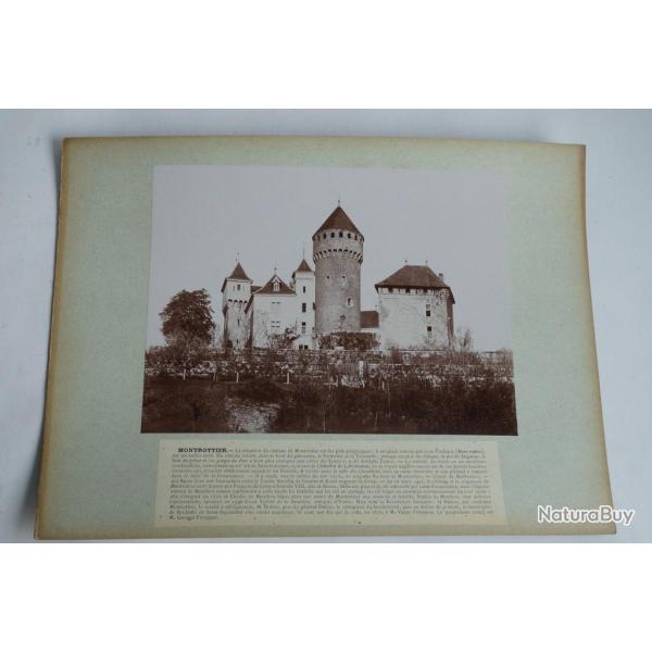 Photographie originale Ch�teau de Montrottier Haute-Savoie
