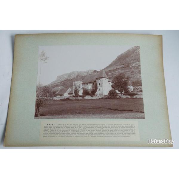 Photographie originale Ch�teau de la Mar Haute-Savoie