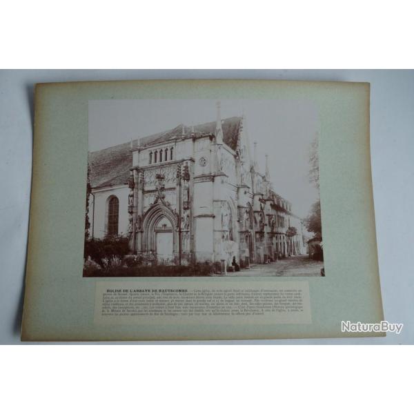 Photographie originale �glise Abbaye Hautecombe Haute-Savoie