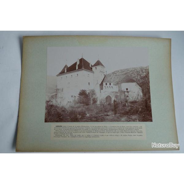Photographie originale Maison forte de D�r�e Haute-Savoie
