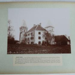 Photographie originale Ch&acirc;teau de Saint-Sixt Haute-Savoie