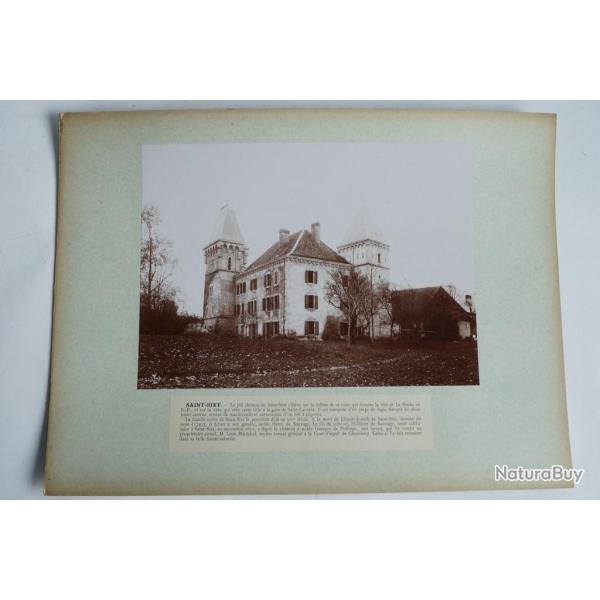 Photographie originale Ch�teau de Saint-Sixt Haute-Savoie