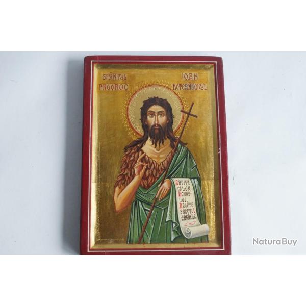 Ic�ne orthodoxe Saint Jean-Baptiste Roumanie