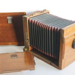 Chambre photographique &agrave; soufflet Compur Eurynar