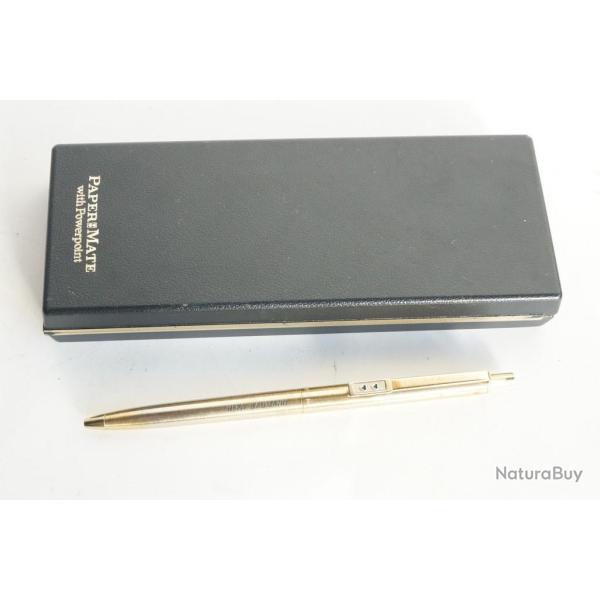 Stylo bille Papermate double coeur dor� vintage