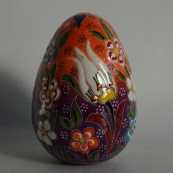 OEuf porcelaine &eacute;maill&eacute;e