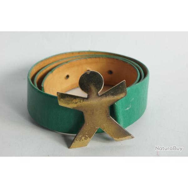LANVIN Ceinture cuir vert