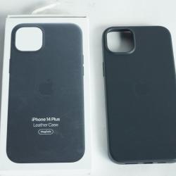 APPLE Coque iPhone 14 Plus MagSafe cuir noir