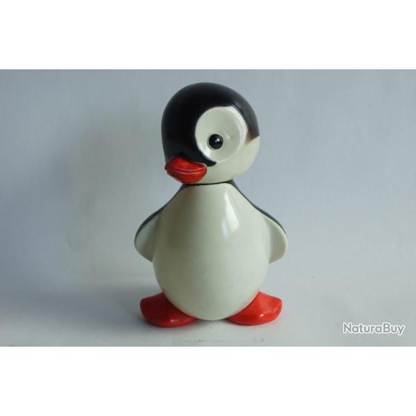 Grand culbuto vintage cellulo�d lapin jouet