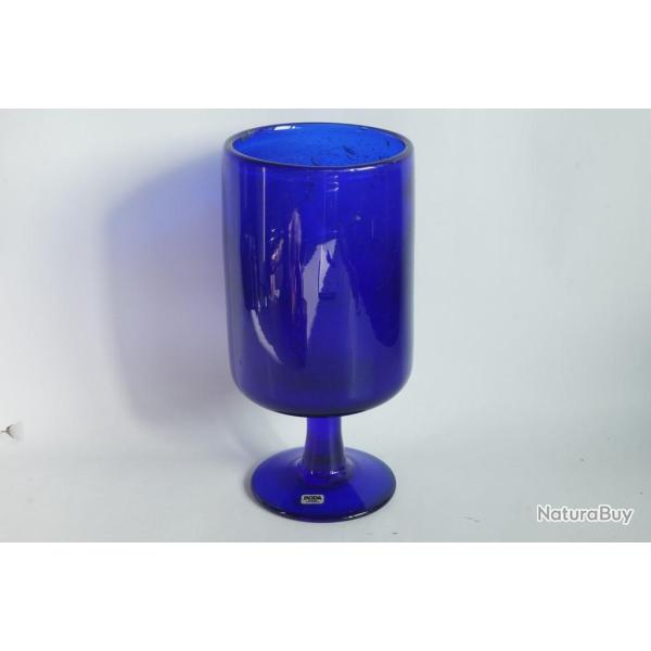 KOSTA BODA Vase verre rouge Erik H�glund Su�de