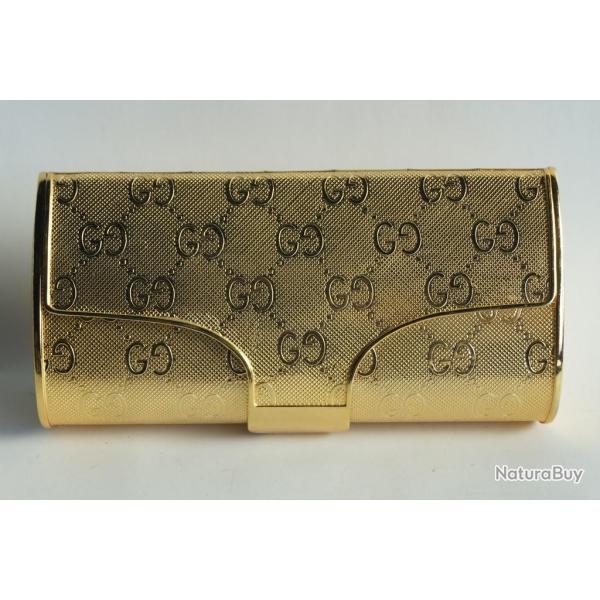 GUCCI Minaudi�re m�tal dor� Pochette de soir�e