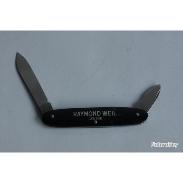 RAYMOND WEIL Couteau de poche publicitaire Montre Victorinox