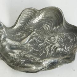 Coupelle Femme coquillage Art Nouveau