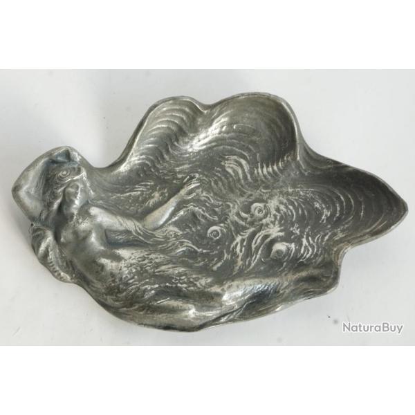 Coupelle Femme coquillage Art Nouveau