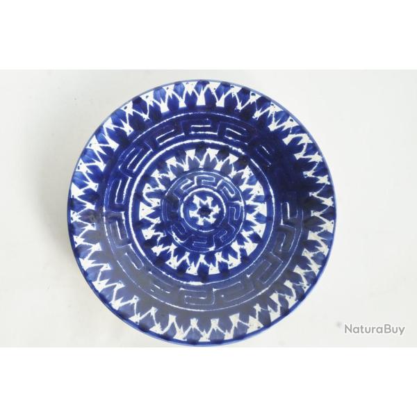 Assiette � dessert c�ramique Robert PICAULT Vallauris