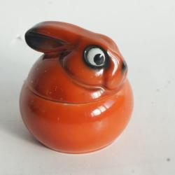 Moutardier figuratif Lapin porcelaine