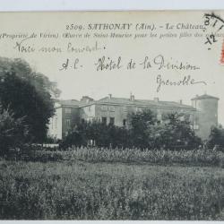 CPA Ain Sathonay Le Ch&acirc;teau