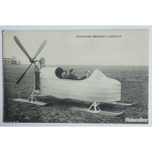 CPA Traineau Br�guet-Legrain Aviation