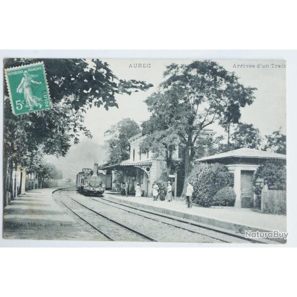 CPA Haute-Loire Aurec Arriv�e d'un Train